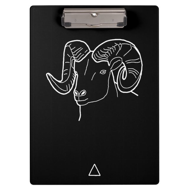 Carpeta De Pinza Aries Zodiac Sign -  (Anverso)