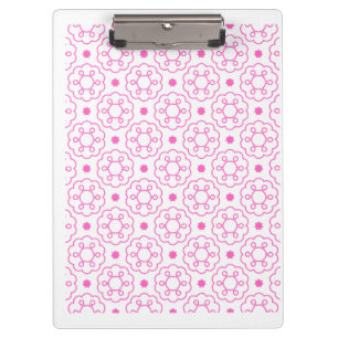 Carpeta De Pinza "Armonía de Pétalos" Papelería Geométrica Floral