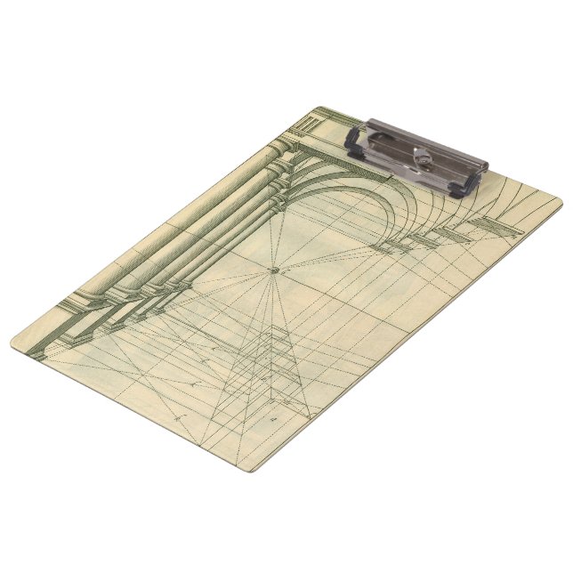 Carpeta De Pinza Arquitectura antigua, perspectiva de columnas Arco (Angular)