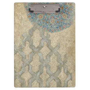 Carpeta De Pinza Arreglo floral de la tapicería de plata decorativ