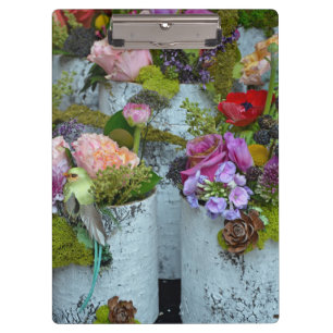 Carpeta De Pinza Arreglos florales de primavera