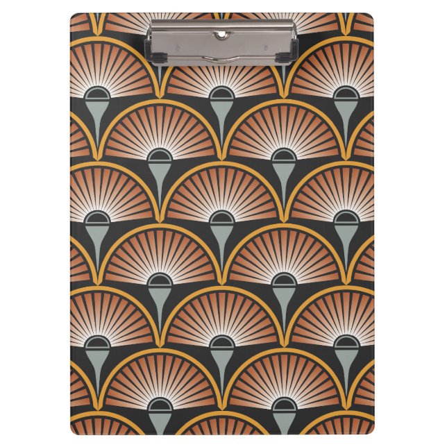 Carpeta De Pinza Art Deco Jazz Age Sunset Jukebox (Anverso)