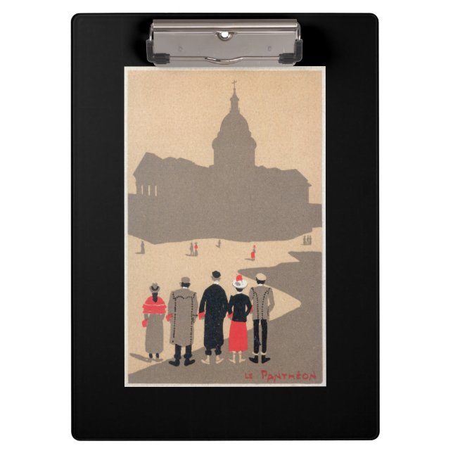 Carpeta De Pinza Art déco SceneParis, Francia de Le Pantheon (Anverso)