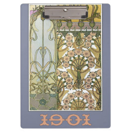 Carpeta De Pinza Art nouveau alphonse・floral art 1901