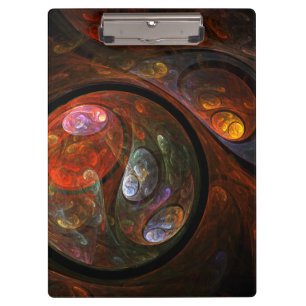 Carpeta De Pinza Arte abstracto de conexión fluida