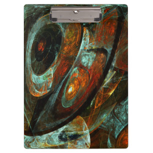 Carpeta De Pinza Arte abstracto de división de tiempo