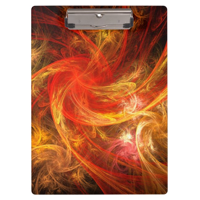Carpeta De Pinza Arte abstracto de Firestorm (Anverso)