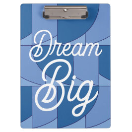 Carpeta De Pinza Arte abstracto geométrico azul