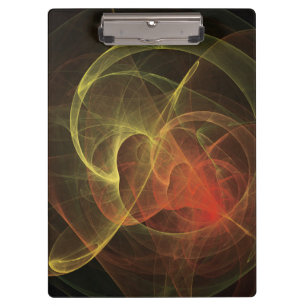 Carpeta De Pinza Arte abstracto llama mágica