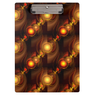 Carpeta De Pinza Arte abstracto moderno boho elegante dorado Patrón
