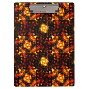 Carpeta De Pinza Arte abstracto moderno boho elegante dorado patrón