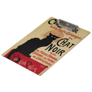 Carpeta De Pinza Arte Antiguo Moderno, Esta Noche Gato Negro