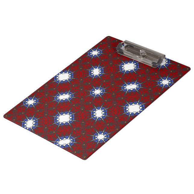 Carpeta De Pinza Arte caleidoscopio del volumen cuatro (Angular)