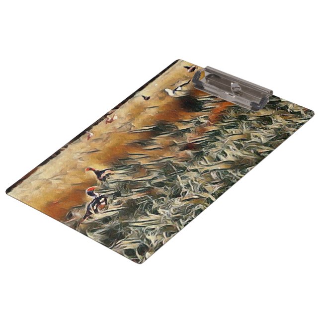 Carpeta De Pinza Arte callejero de ganso y pato (Angular)