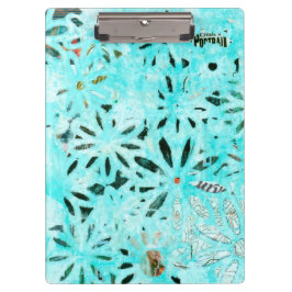 Carpeta De Pinza Arte Daisy de medios mixtos