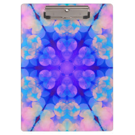 Carpeta De Pinza Arte de burbujas en forma de gradiente azul y rosa