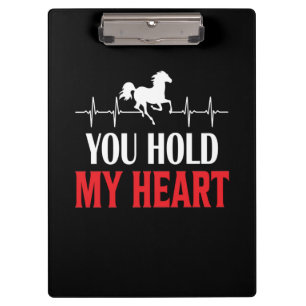 Carpeta De Pinza Arte De Caballo Que Sostenes Mi Corazón