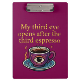 Carpeta De Pinza Arte de café místico moderno Mi colección del terc