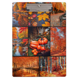 Carpeta De Pinza Arte de collage de fotos de paisaje de otoño