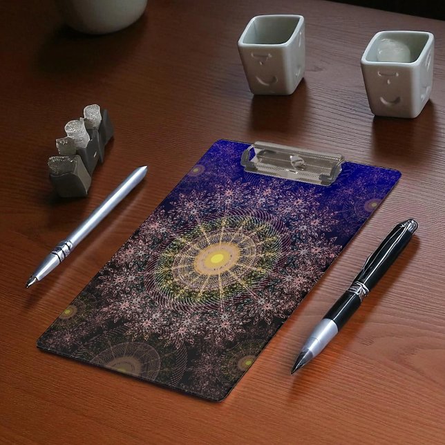 Carpeta De Pinza Arte de flores resplandecientes en el cielo claro  (Subido por el creador)
