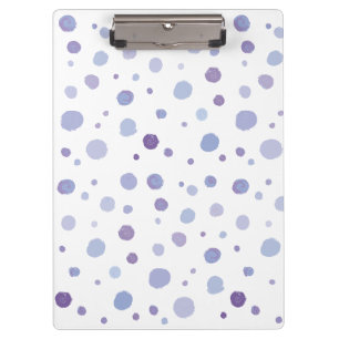 Carpeta De Pinza Arte de puntos con pinceladas orgánicas y adorable