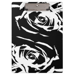 Carpeta De Pinza Arte de rosa posterizado