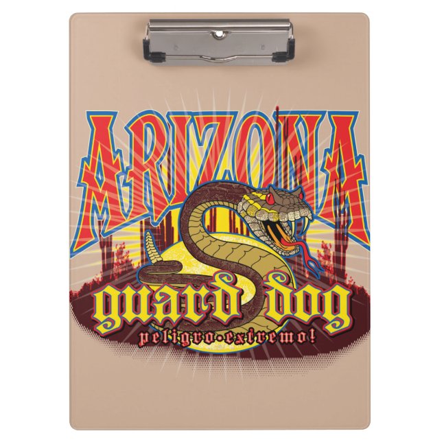 Carpeta De Pinza Arte de serpiente de Arizona (Anverso)
