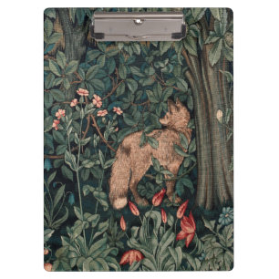 Carpeta De Pinza Arte de vida silvestre de zorro de vegetación de W