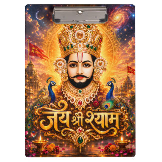 Carpeta De Pinza Arte Devocional Jai Shri Khatu Shyam Ji