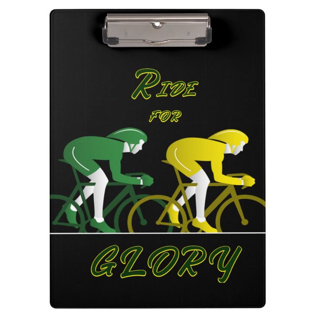Carpeta De Pinza Arte en lienzo Ride For Glory (Anverso)