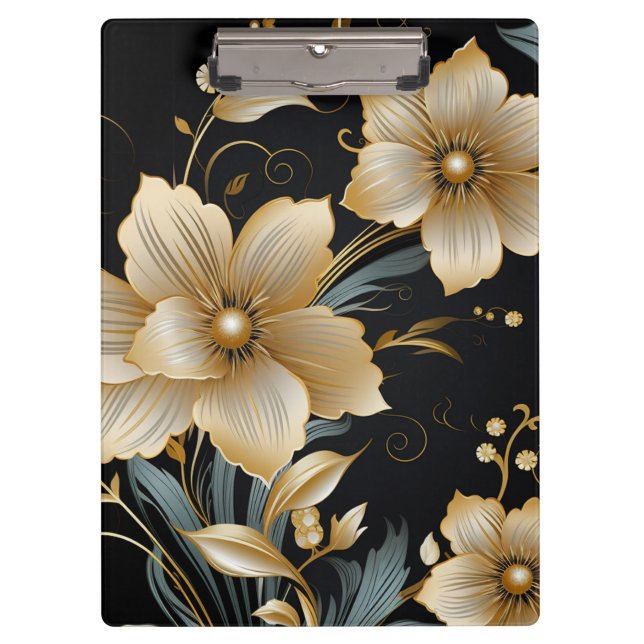 CARPETA DE PINZA ARTE FLORAL #2 (Anverso)