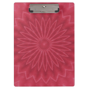 Carpeta De Pinza Arte floral abstracto trendy chic femenino rosa os