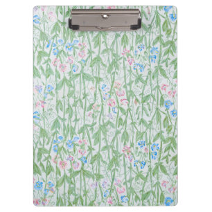 Carpeta De Pinza Arte Floral Pastel de Guisante Dulce de William Mo