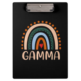 Carpeta De Pinza Arte Madre Gamma Rainbow Grandma Cute Cumpleaños