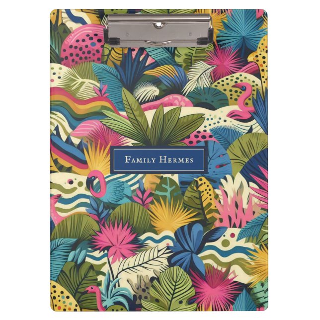 Carpeta De Pinza Arte Morris en la selva moderna (Anverso)