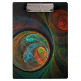 Carpeta De Pinza Arte resumido azul de renacimiento