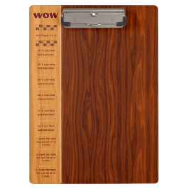 Carpeta De Pinza Artes y artesanías Madera de Cerezo - Referencia r