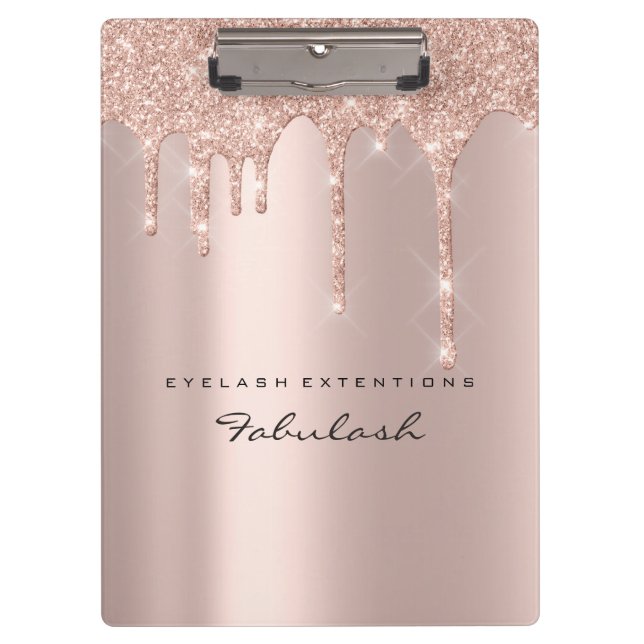 Carpeta De Pinza Artista de maquillaje Brown Wax Lashes Spark Drin  (Anverso)