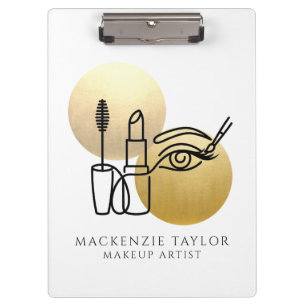 Carpeta De Pinza Artista de Maquillaje Empresa Personalizada
