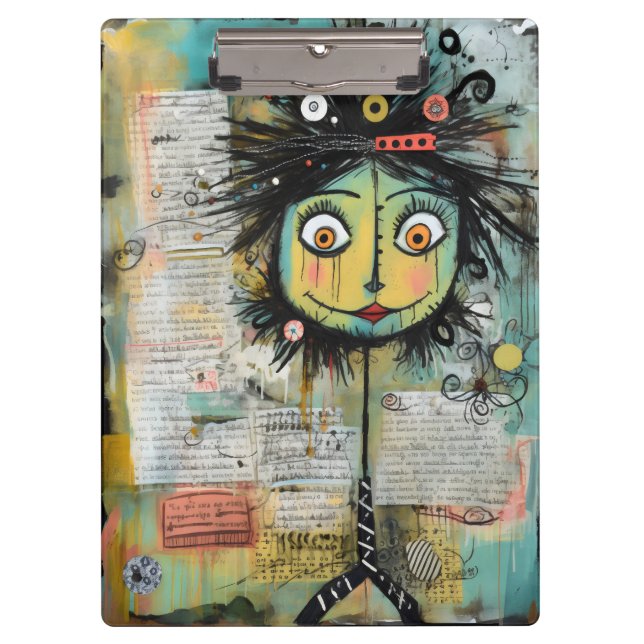 Carpeta De Pinza ArtLady 16 Encantadora y angustiada (Anverso)