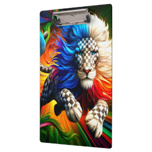 Carpeta De Pinza Artsy Lion
