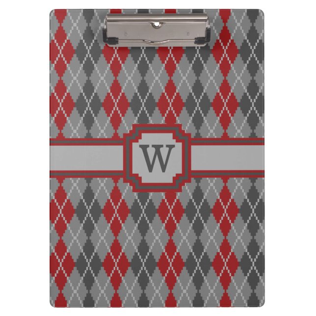 Carpeta De Pinza Ashes and Embers Argyle Clipboard (Anverso)