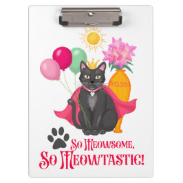 Carpeta De Pinza Así Que Meowsome, ¡tan meowtastic!