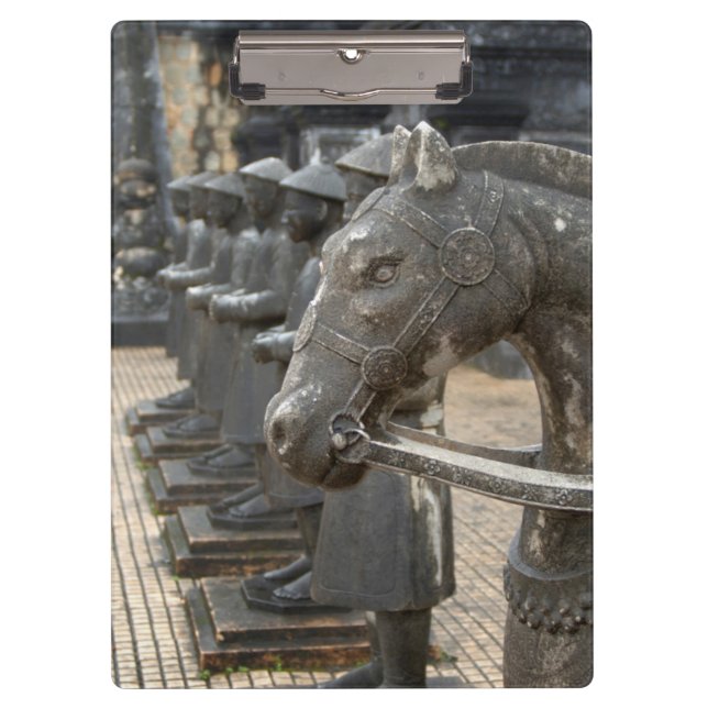 Carpeta De Pinza Asia, Vietnam. Figuras y estatuas de caballo (Anverso)