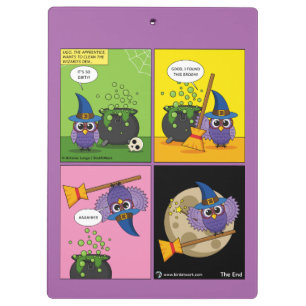 Carpeta De Pinza Asistente para aprendices - Cómic de limpieza