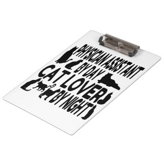 Carpeta De Pinza Asistente para médicos del amante del gato