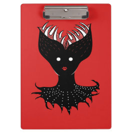 Carpeta De Pinza Asombroso Chica Demonio Carácter gótico oscuro con