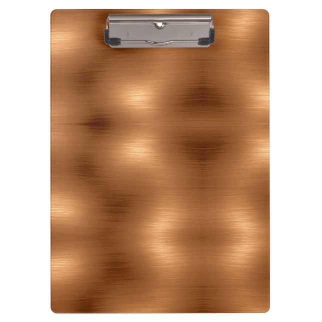 Carpeta De Pinza Aspecto de cobre cepillado (Anverso)
