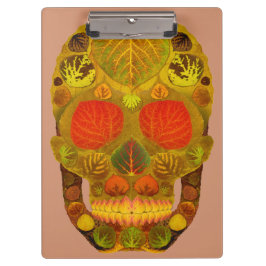 Carpeta De Pinza Aspen Leaf Skull 12