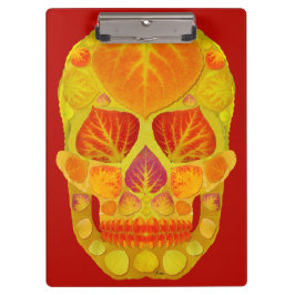 Carpeta De Pinza Aspen Leaf Skull 13